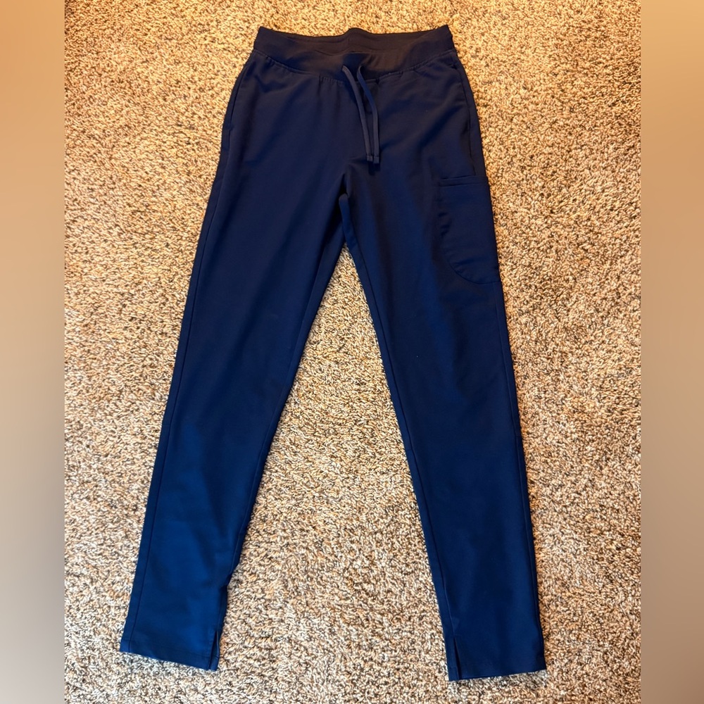 Women's Navy Mandala scrub pants